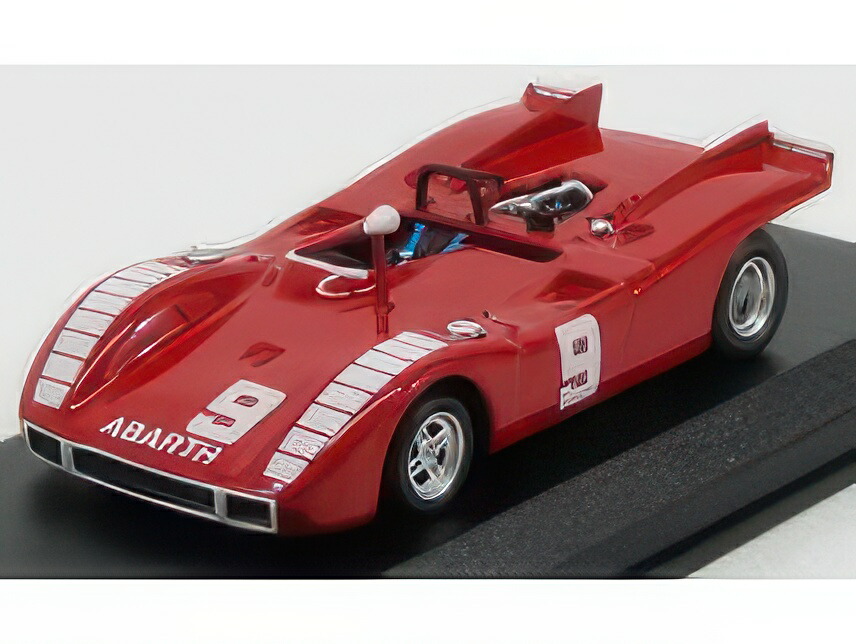 ABARTH SP2000 N 9 GP MUGELLO 1970 N.VACCARELLA RED/Best-Model 1/43ミニカー 車-乗り物のおもちゃ
