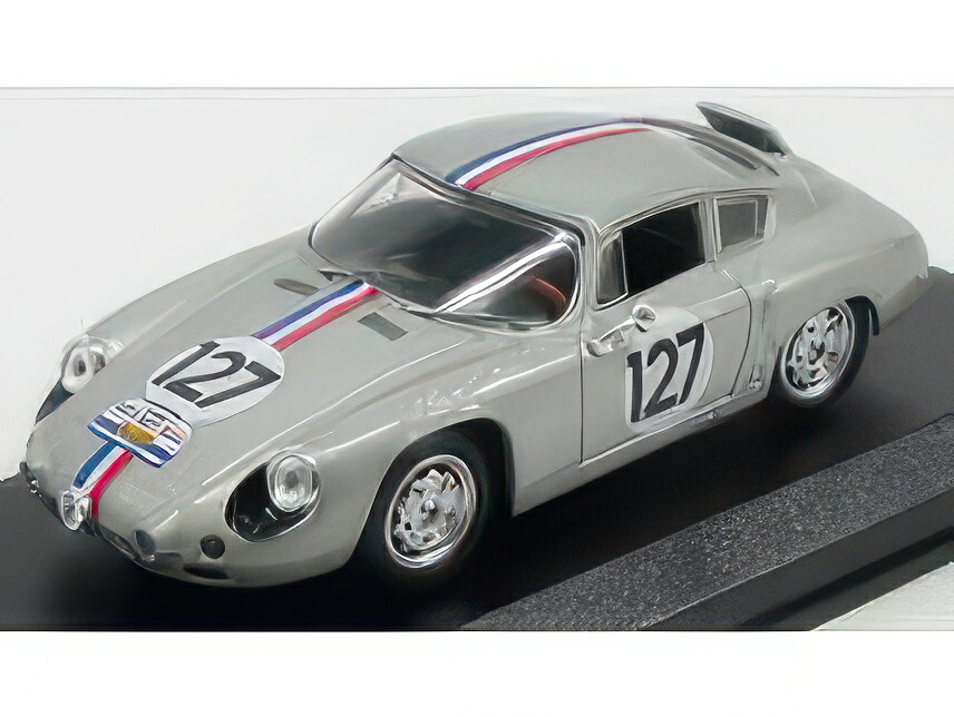 PORSCHE ABARTH COUPE N 127 TOUR DE FRANCE 1961 BOUCHET AURY SILVER/Best-Model 1/43ミニカー