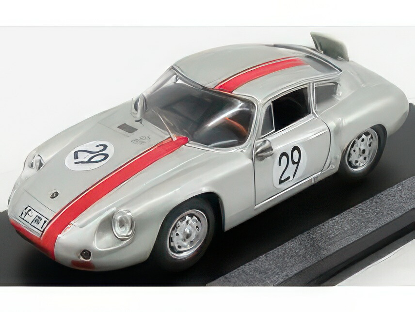 PORSCHE 356B CARRERA ABARTH N 29 1000km NURBURGRING 1963 RANK WUTHERICH SILVER RED/Best-Model 1/43ミニカー