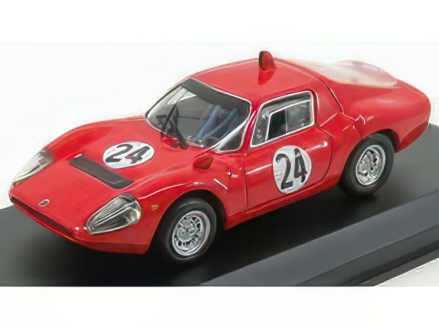 FIAT ABARTH OT1300 N 24 WINNER TRENTOBONDONE 1968 KARL FEDERHOFER RED/Best-Model 1/43ミニカー