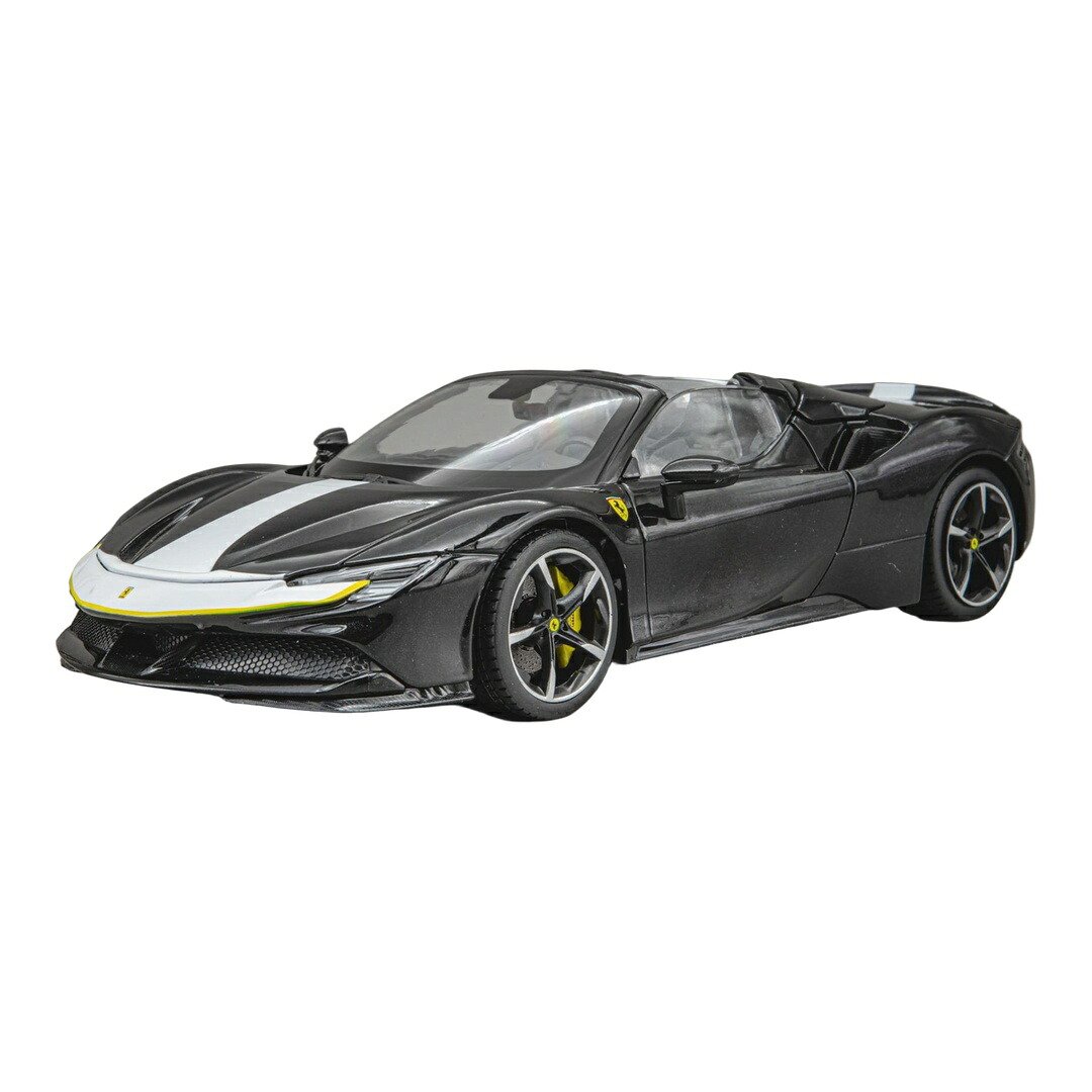 Ferrariフェラーリ SF90 Stradale Spider 2019 ブラック ホワイト ダイキャストモデル ミニカー /Bburago 1/18|ラストホビー