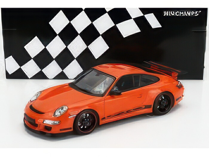 【予約】PORSCHE 911 997 GT3 RS クーペ 2007年モデル オレンジ/MINICHAMPS 1/18ミニカー|ラストホビー