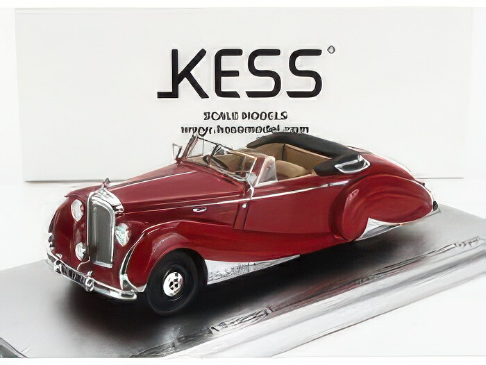 BENTLEY Mk VI フラネー社製 シャーシNo.B26BH ドロップヘッドクーペ カブリオレ オープン 1947年モデル レッド/KESS-MODEL 1/43ミニカー