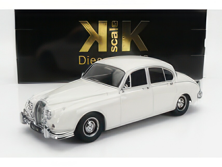 DAIMLER 250 V6 RHD 1962 BLACK INTERIOR WHITE/KK-SCALE 1/18ミニカー｜ラストホビー