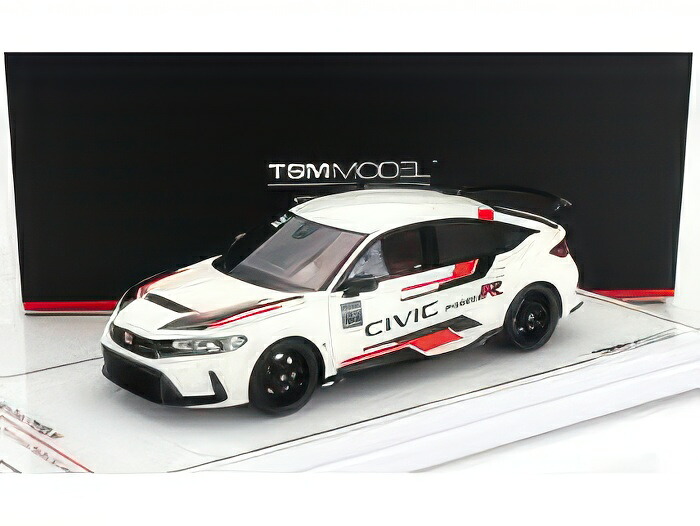 【予約】HONDA シビック タイプR 2023年モデル ホワイト/レッド/TRUESCALE 1/43ミニカー