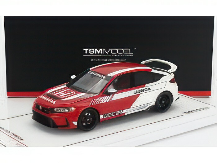 【予約】HONDA シビック タイプR 2023年モデル ホワイト/レッド/TRUESCALE 1/43ミニカー