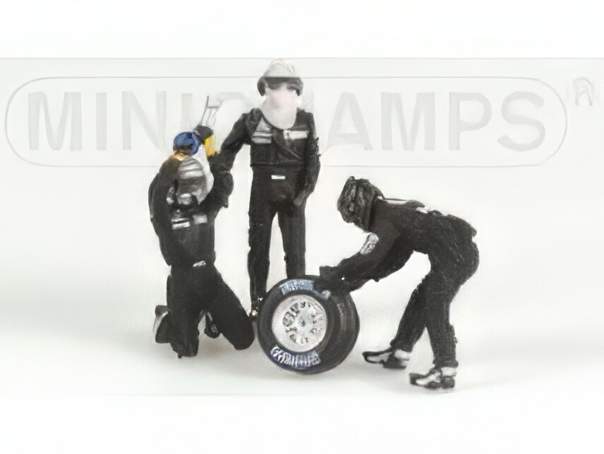 FIGURES  F1 PITSTOP MCLAREN CAMBIO GOMME ANTERIORE  FIGURES /MINICHAMPS 1/43図形 ひな形 ミニカー・トイカー-おもちゃ-乗り物のおもちゃ