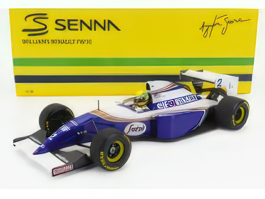 WILLIAMS F1 RENAULT ELF FW16 N 2 POLE POSITION PACIFIC GP 1994 AYRTON SENNA BLUE WHITE/MINICHAMPS 1/18ミニカー