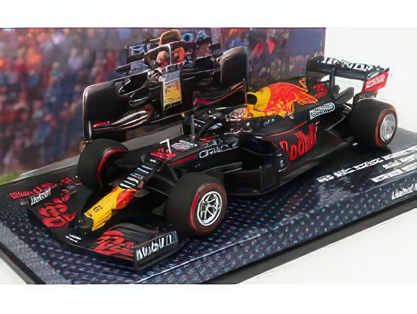 RED BULL F1 RB16B HONDA RA620H TEAM ASTON MARTIN N 33 WINNER DUTCH GP WORLD CHAMPION 2021 MAX VERSTAPPEN MATT BLUE YELLOW RED/MINICHAMPS 1/43ミニカー