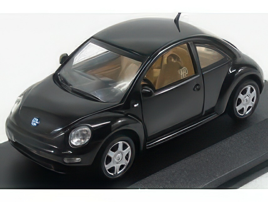 VOLKSWAGEN NEW BEETLE 1998 BLACK/MINICHAMPS 1/43ミニカー