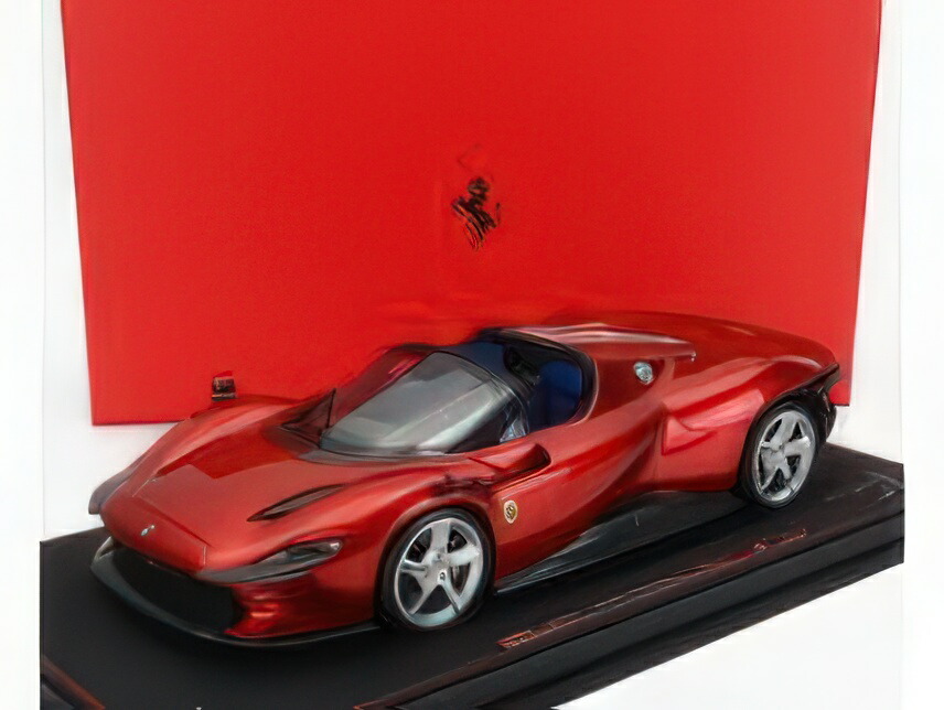 Achetez LS535E - Looksmart 1:43 LOOKSMART Ferrari Daytona Sp3 Closed Roof 2022 Rosso Scuderia Red White LS535E ( - Véhicules de route
