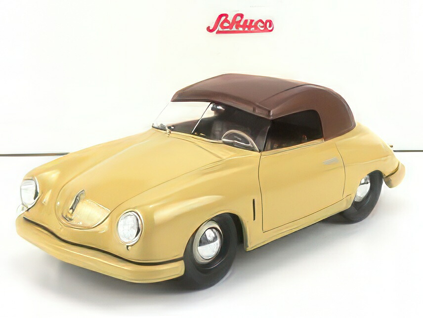 PORSCHE 356 SPIDER CLOSED 1948 CREAM BLACK/SCHUCO 1/18ミニカー|ラストホビー