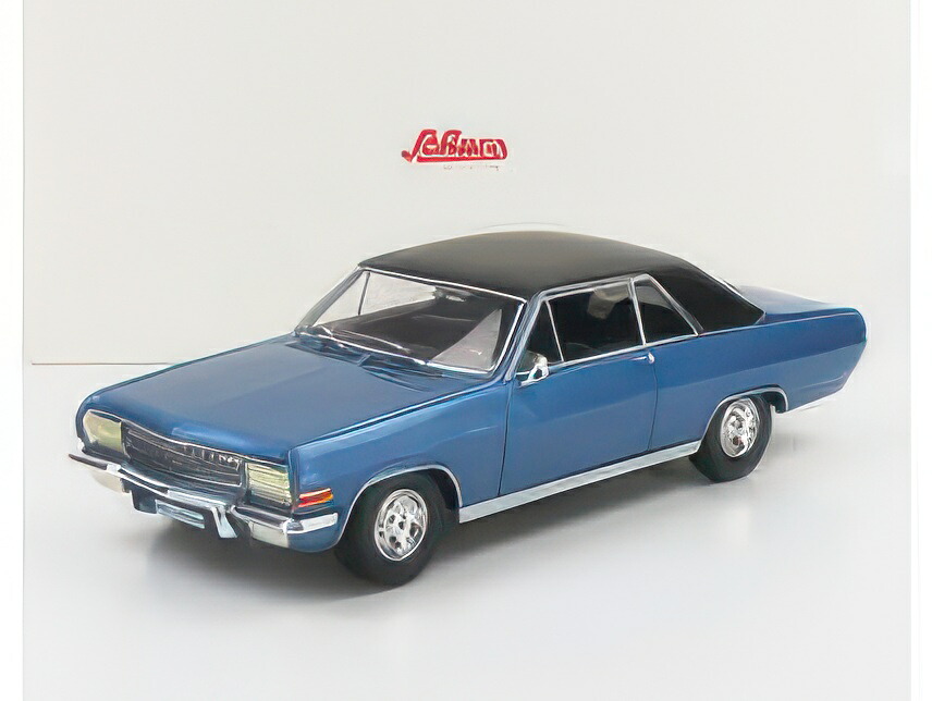 OPEL DIPLOMAT A COUPE 1965 LIGHT BLUE MATT BLACK/SCHUCO 1/18ミニカー|ラストホビー