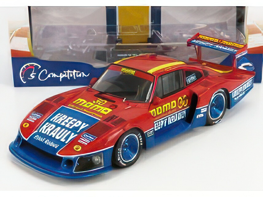 PORSCHE 935 MOBY DICK N 6h MID OHIO 1983 RED BLUE/SOLIDO 1/18ミニカー
