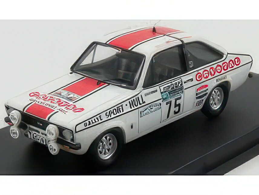 FORD ENGLAND ESCORT MKII N 75 RAC RALLY 1977 M.JACKSON S.HOWARD WHITE RED/TROFEU 1/43ミニカー|ラストホビー
