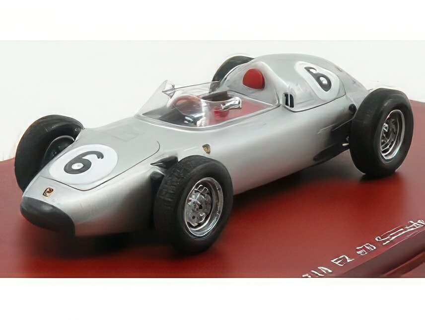 PORSCHE 718 F2 N 6 4th GRAN PRIX SOLITUDE 1960 GRAHAM HILL SILVER/TRUESCALE 1/43ミニカー