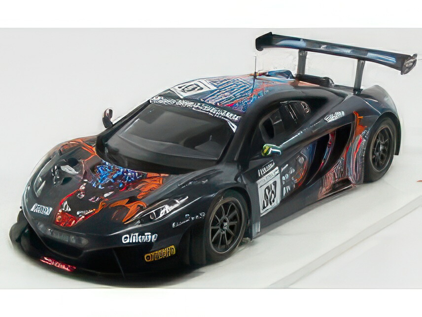 McLAREN MP412C GT3 TEAM VON RYAN N 88 24h SPA 2013 BARFF SENNA GOODWIN DARK BLUE/TRUESCALE 1/18ミニカー|ラストホビー