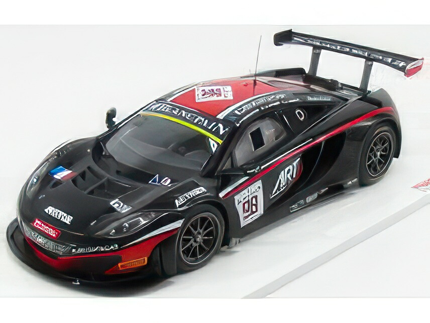 McLAREN MP412C TEAM ART GRAND PRIX N 98 24h SPA 2014 G.DEMOUSTIER N.LAPIERRE A.PARENTE BLACK RED/TRUESCALE 1/18ミニカー｜ラストホビー