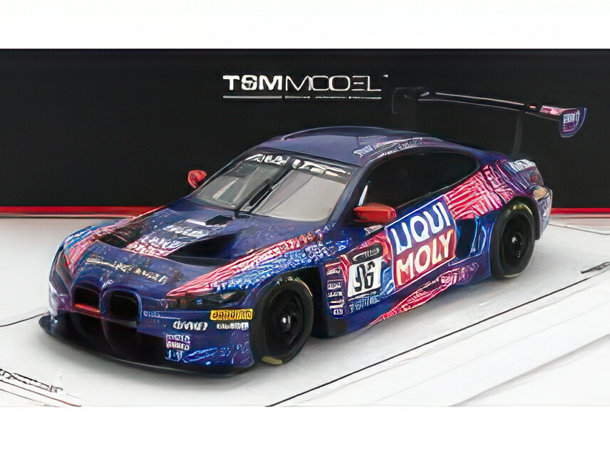 BMW 4SERIES M4 GT3 TEAM TURNER MOTORSPORT N 96 WINNER PRO CLASS GT WORLD CHALLENGE AMERICA WATKINS GLEN 2022 R.FOLEY M.DINAN BLUE/TRUESCALE 1/43ミニカー|ラストホビー