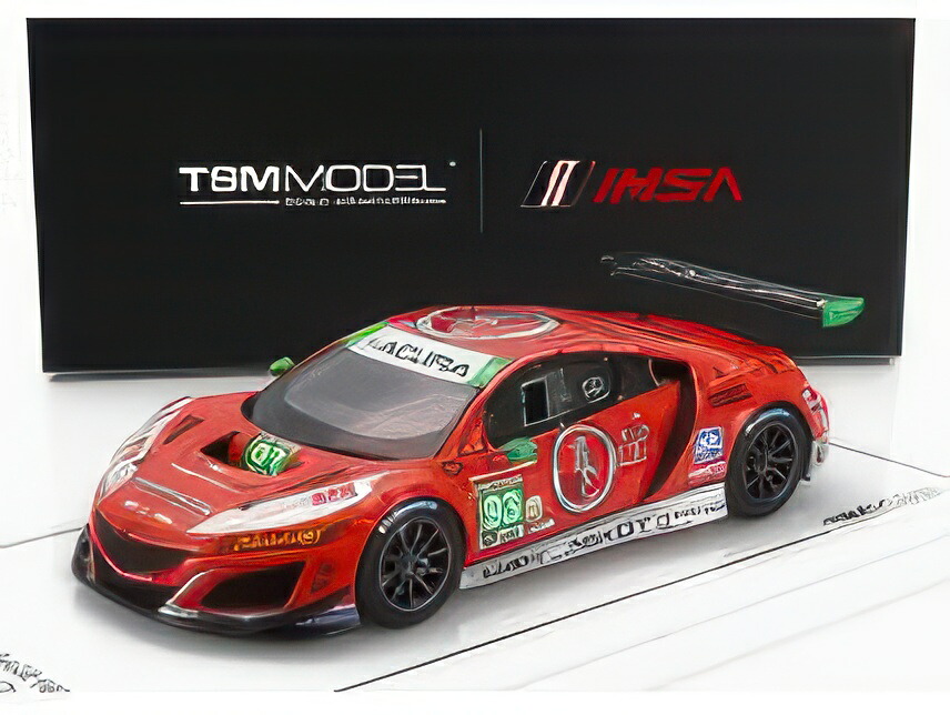 ACURA NSX GT3 EVO22 TEAM RACERS EDGE N 93 GTD CLASS 24h DAYTONA 2023 R.BRISCOE D.FORMAL A.HARRISON K.MARCELLI RED/TRUESCALE 1/43ミニカー|ラストホビー