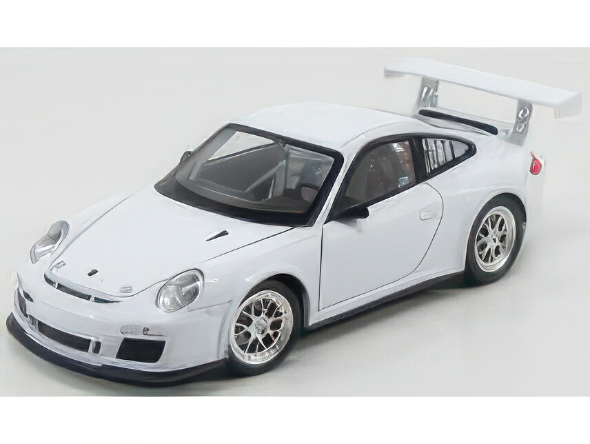 PORSCHE 911 9972 GT3 COUPE 2011 WHITE/WELLY 1/18ミニカー