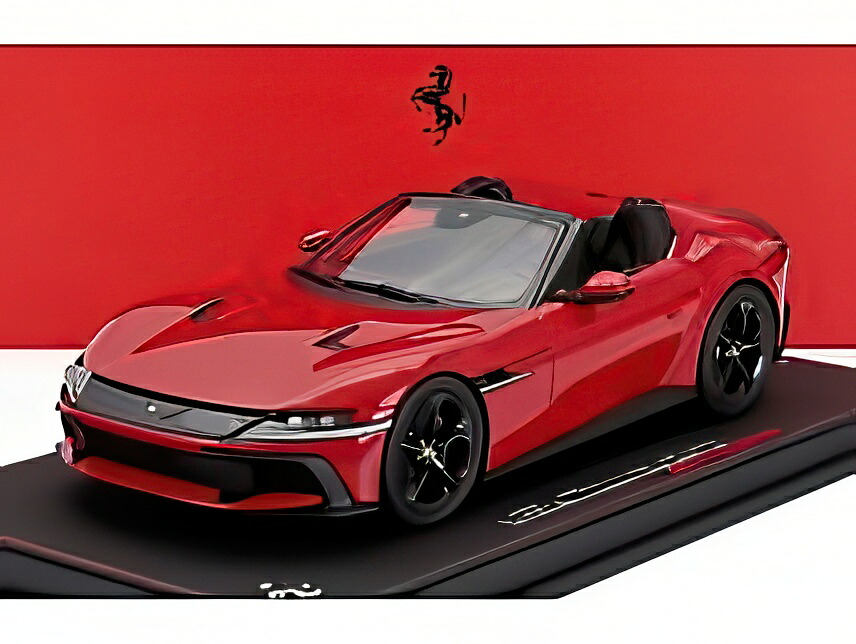 FERRARI 12CILINDRI V12 スパイダー オープン 2024 (ショーケース付) ROSSO CORSA レッド/ BBR 1/18 200台限定ミニカー