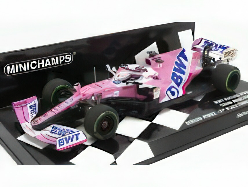 MERCEDES BWT F1 RP20 TEAM SPORTPESA RACING POINT N 11 2nd TURKISH GP 2020 SERGIO PEREZ MATT PINK BLUE/MINICHAMPS 1/43ミニカー