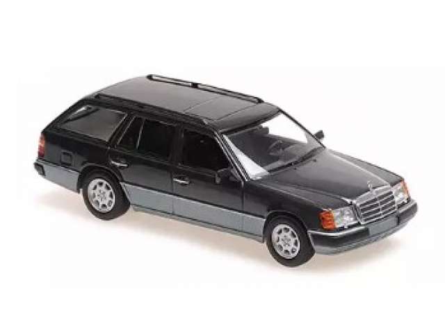 ミニチャンプス 1/43 メルセデス　ベンツ (S124) 320TE 黒 メルセデスベンツ S124 AMG 300 TE (ブラック) (ミニカー