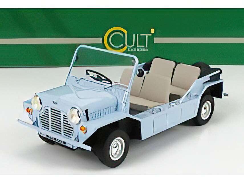 AUSTIN  MINI MOKE 1965  BLUE/Cult-Scale 1/18ミニカー 乗り物のおもちゃ-車-ミニカー・トイカー
