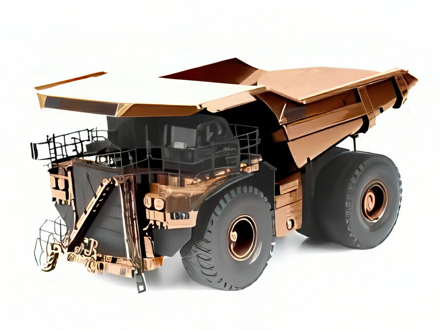 【取って置く】2026年発売予定を組むCATERPILLAR CAT770 砿山用貨物自動車 カッパーメタリック/ Diecast Masters 1/50 組み上げる機械類 ひな形