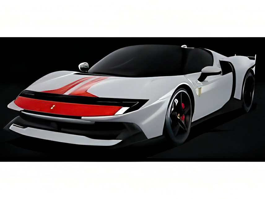 【予約】2026年発売予定FERRARI 849 TESTAROSSA スパイダー ASSETTO FIORANO 2025 BIANCO ARTICO ホワイト/レッド/ LOOKSMART 1/43 ミニカー