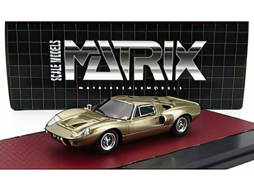 FORD USA GT40 MKIII 1967 GOLD MET/Matrix 1/43ミニカー 11,473円