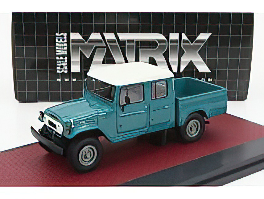 TOYOTA HJ45 LAND CRUISER CREW CAB PICKUP 1979 GREEN WHITE/Matrix 1/43ミニカー｜ラストホビー