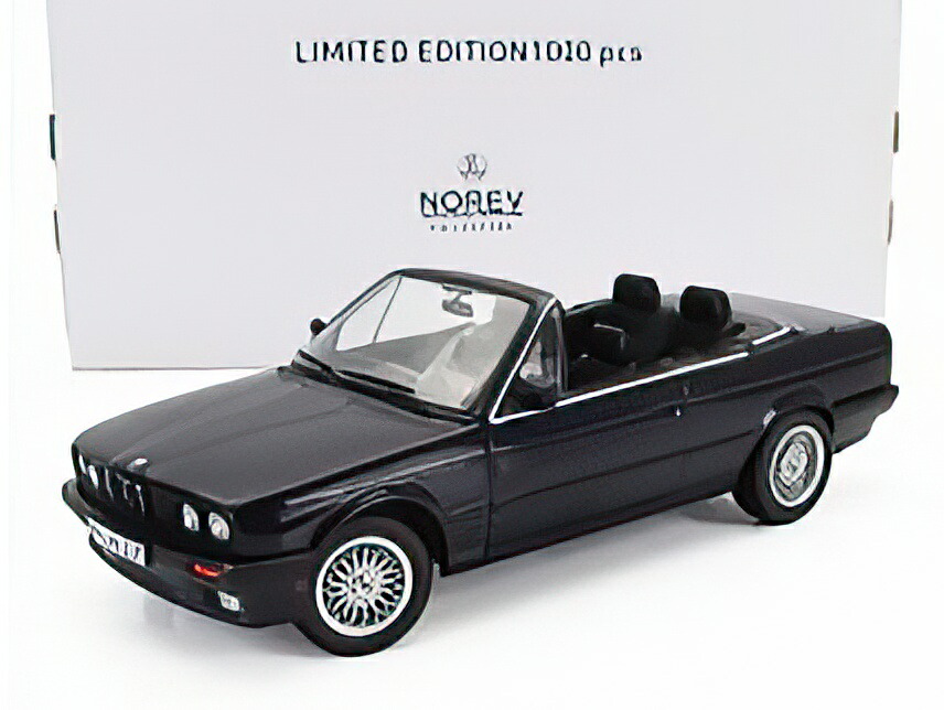 【予約】BMW 3SERIES 325i (E30) CABRIOLET OPEN 1991 BLUE/Norev 1/18ミニカー