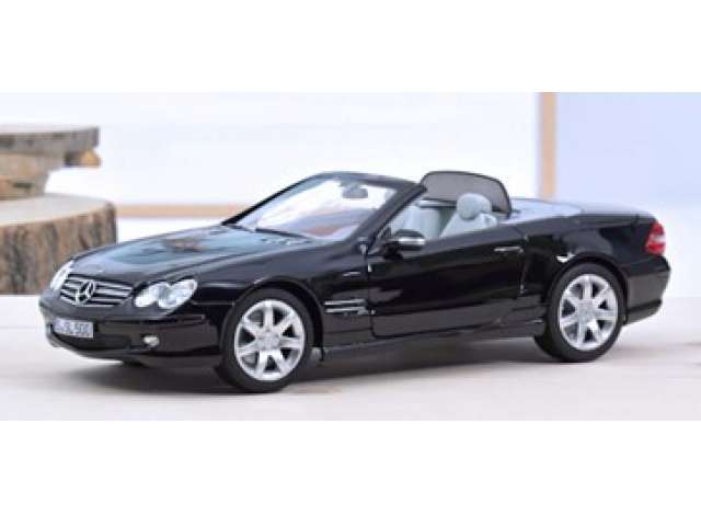 2003 メルセデスベンツ SL 500 ブラック/ Norev 1/18 ミニカー