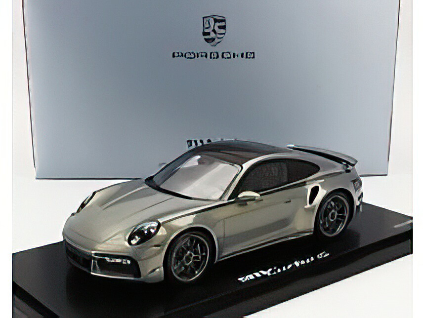 PORSCHE 911 992 TURBO S COUPE 2020 SILVER BAMBOO CHROMAFLIRE/Spark 1/18ミニカー|ラストホビー