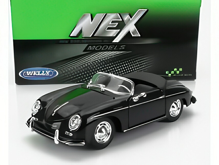 楽天市場】ミニカー 1/18 ポルシェ 356 スパイダー 銀緑色 CULT-SCALE