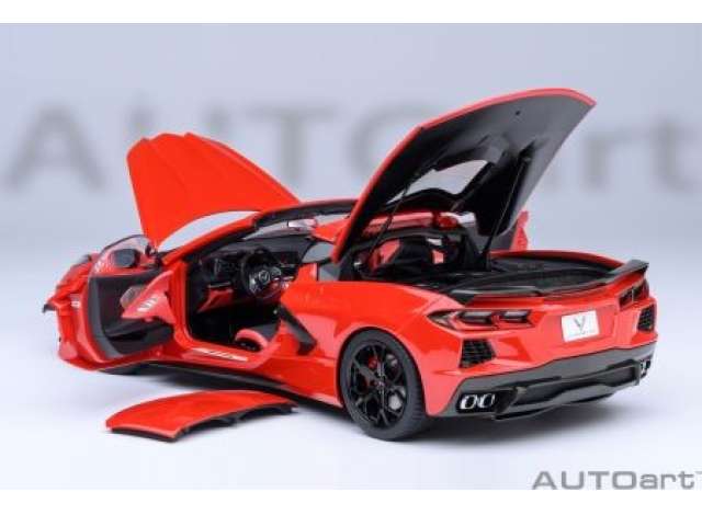 Chevrolet Corvette C8 Stingray Z51, torch red/AUTOart 1/18ミニカー｜ラストホビー