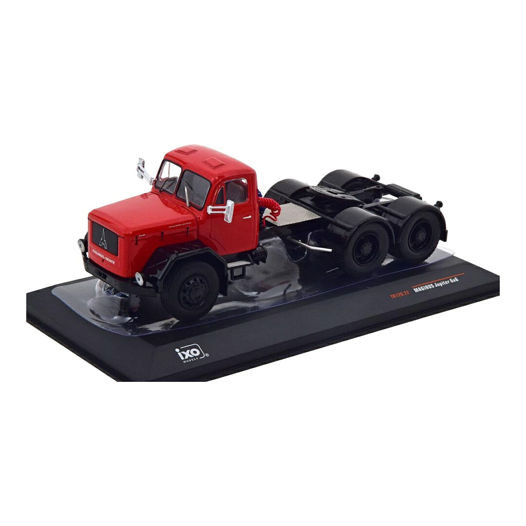 マギルス・ドゥーツ Jupiter 6x6 引っ張ること鉄道車両 赤いこと / IXO 1/43 ミニカー