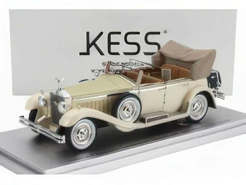 ISOTTA FRASCHINI - TIPO 8A SS CASTAGNA ch.1651 CABRIOLET OPEN 1930 - BEIGE/Kess-Model 1/43ミニカー