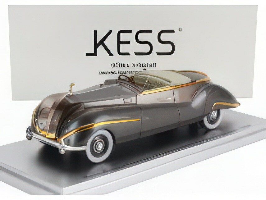 ROLLS ROYCE - PHANTOM III LABOURDETTE VUTOTAL CABRIOLET OPEN 1947 - GREY GOLD MET/Kess-Model 1/43ミニカー