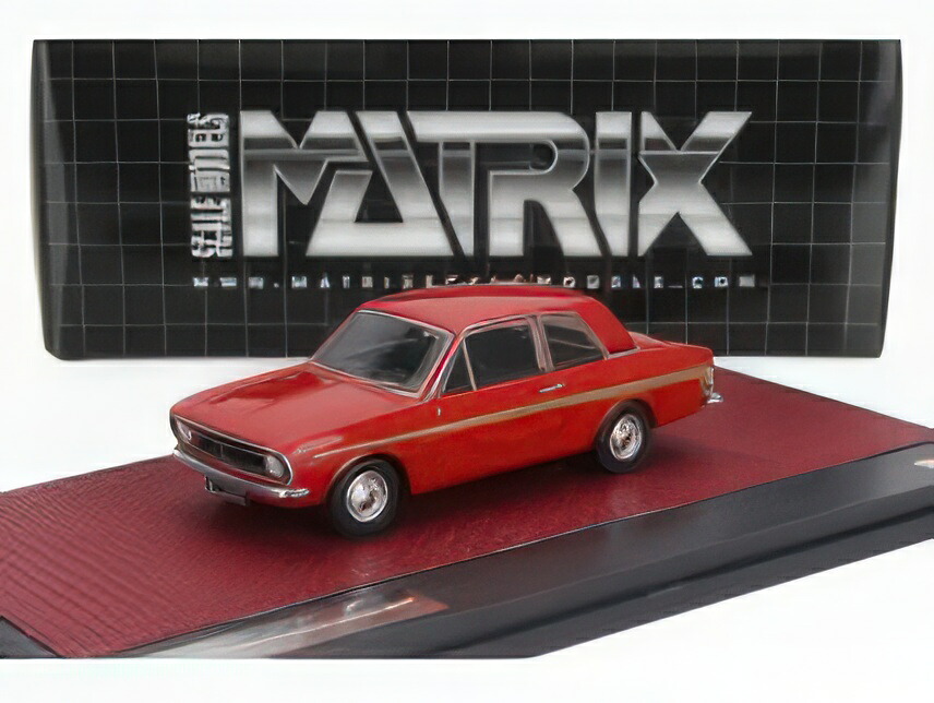 FORD ENGLAND - CORTINA LOTUS MKII 1966 - RED/Matrix 1/43ミニカー