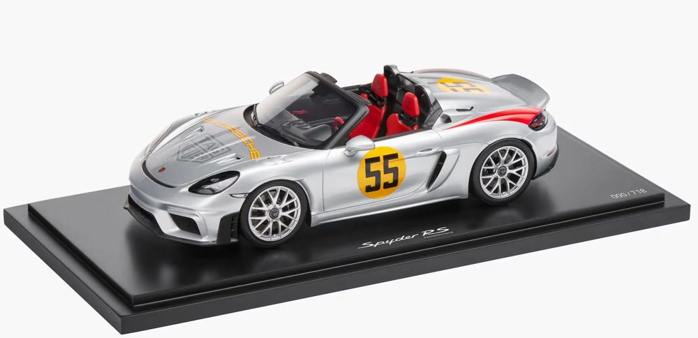 ポルシェ特注 1/43 Porsche 718 Spyder RS スパークモデル ディーラーモデル 1/43 ポルシェ 718 (982) スパイダー