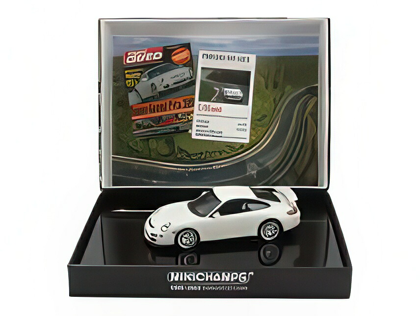 PORSCHE 911 997 GT3 RS COUPE SPORT AUTO 2006 WHITE/MINICHAMPS 1/43ミニカー