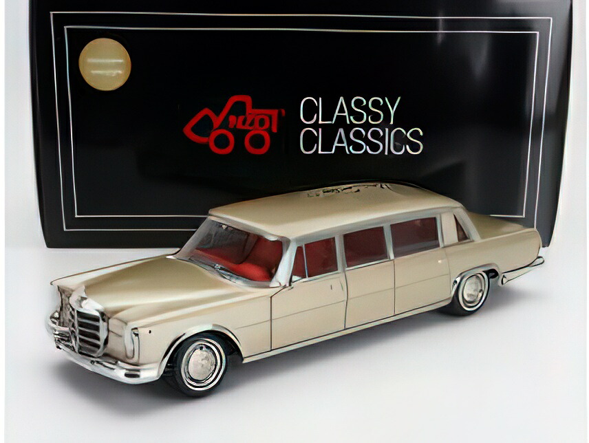 MERCEDES BENZ SCLASS 600 LWB PULLMAN (W100) 1969 CHAMPAGNE/NZG 1/18ミニカー｜ラストホビー