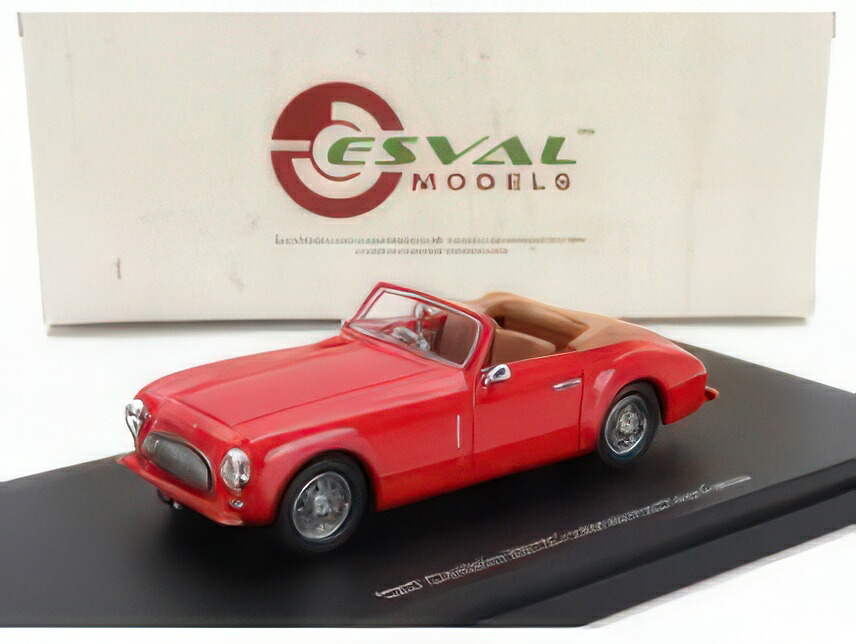 CISITALIA - 202 SC STABILIMENTI FARINA CABRIOLET OPEN 1947 - RED/ESVAL 1/43ミニカー｜ラストホビー
