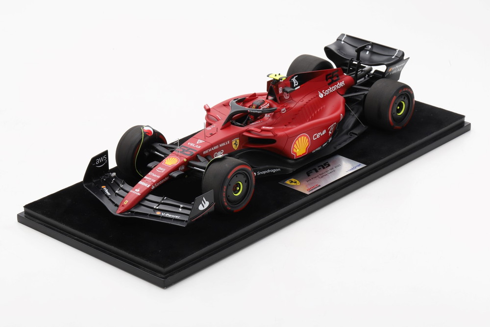 FERRARI - F1-75 TEAM SCUDERIA FERRARI N 55 2nd BAHRAIN GP 2022 CARLOS SAINZ - RED/LOOKSMART 1/18ミニカー 35,360円