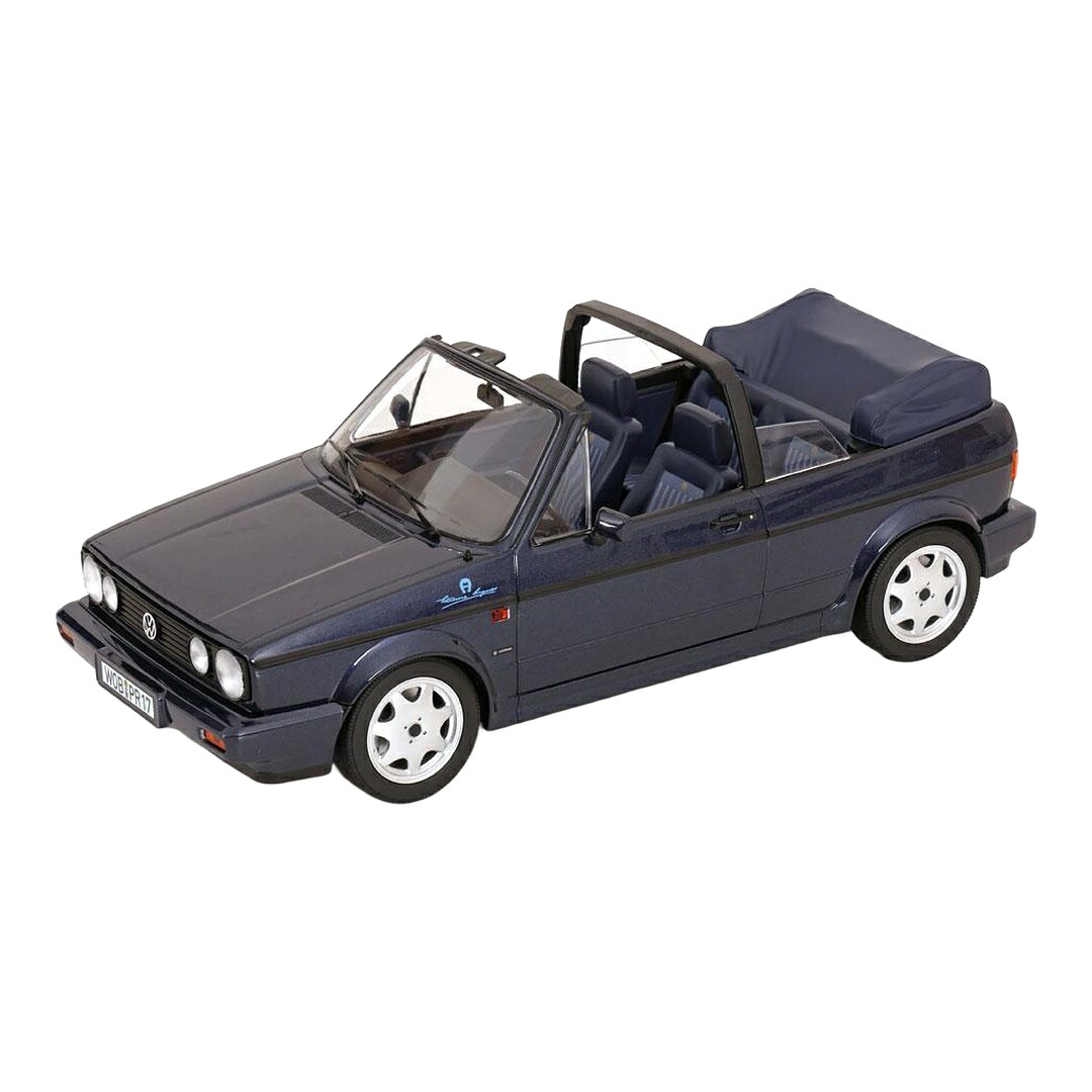 VWフォルクスワーゲン Golfゴルフ 1 Cabrioカブリオレ Etienne Aignerエティエンヌアイナー 1990 ダークブルーメタリック 押さえる750台 / Norev 1/18 ミニカー