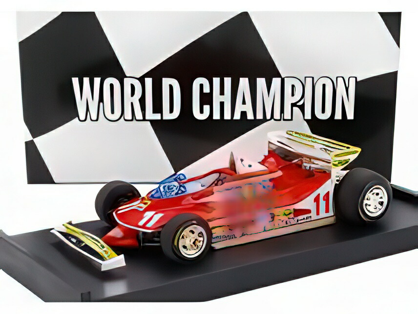 FERRARI  F1  312T4 N 11 WORLD CHAMPION WINNER MONACO GP 1979 JODY SCHECKTER  RED/BRUMM 1/43ミニカー 乗り物のおもちゃ-ミニカー・トイカー