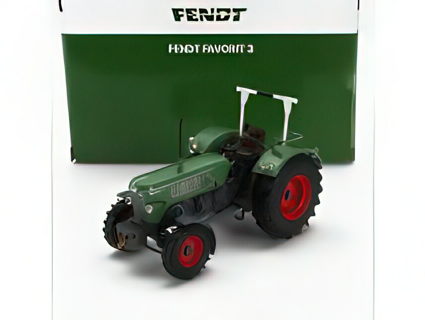 【予約】2026年発売予定FENDT FAVORIT 3 4WD TRACTOR WITH ROLLBAR 1964 GREEN RED/ROS 1/32建設機械模型